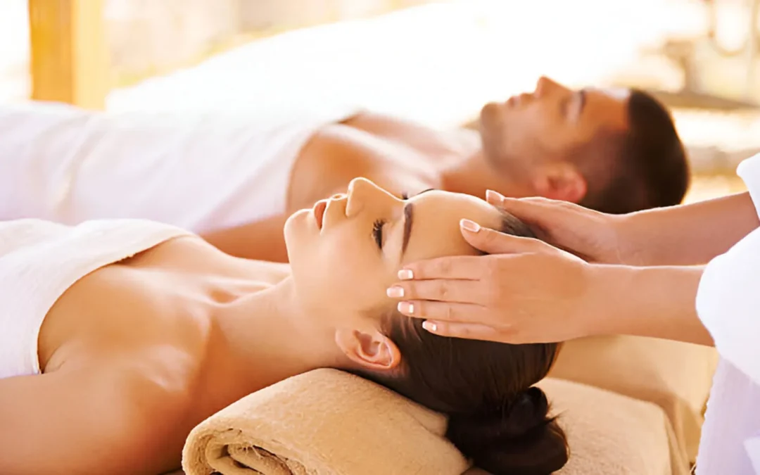 Couples Massage with Hot Stones Therapy